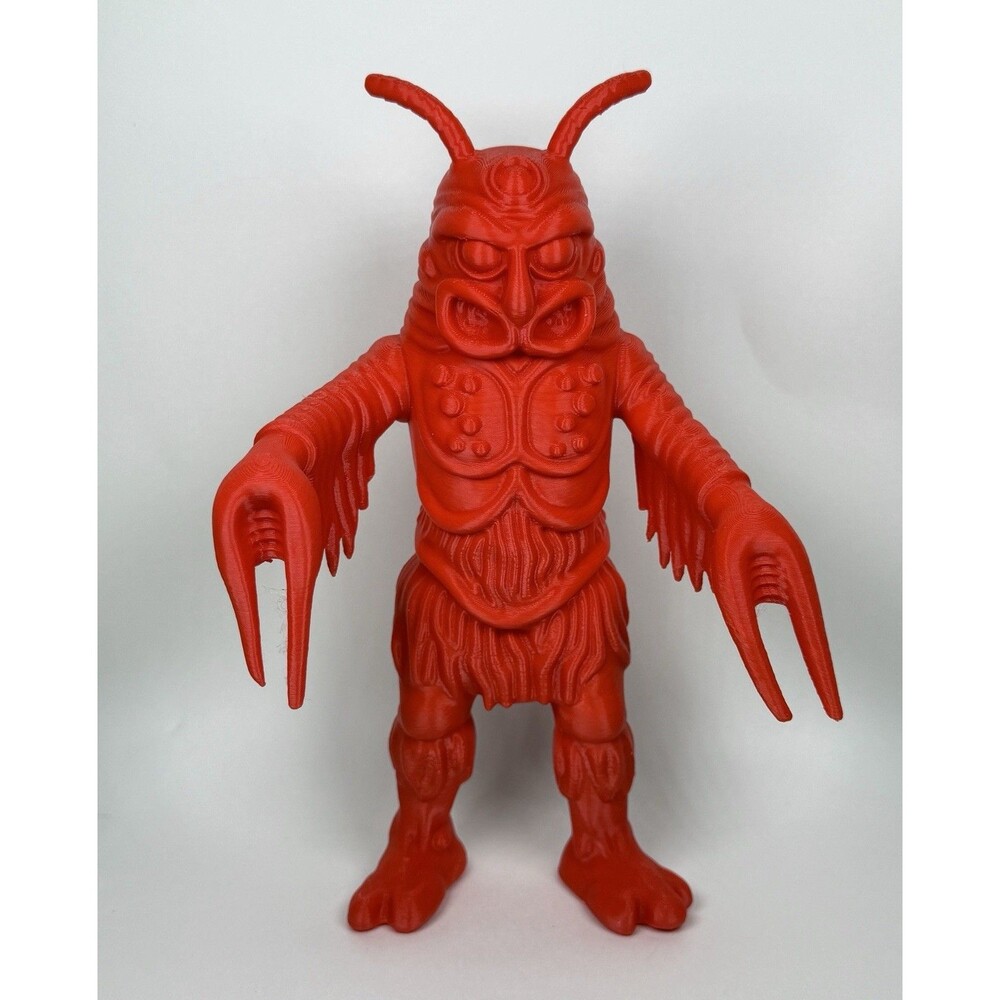 Angry Red Planet Three Eyed Martian Monster GIANT SIZE  8” Toy Figure